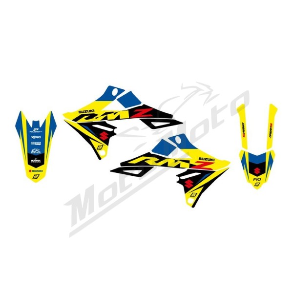 BLACKBIRD Dream 5 Grafikų komplektas Suzuki RM-Z 250-450cc 18-26