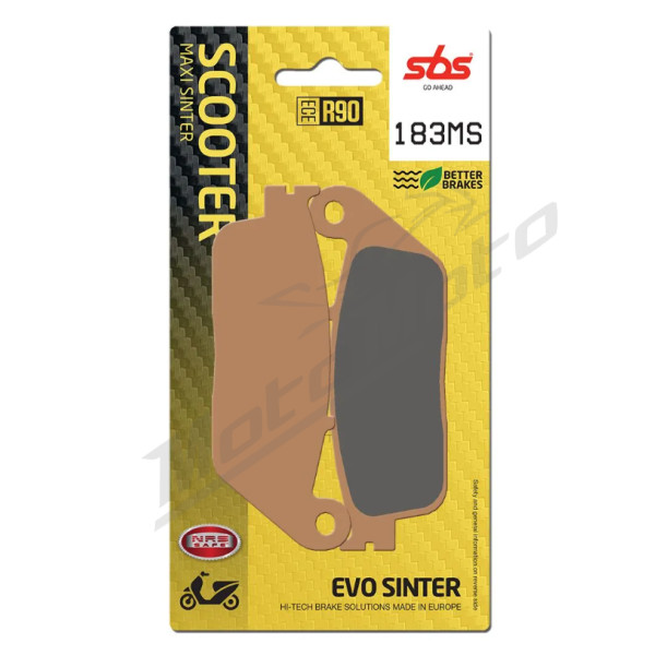 SBS 183MS Stabdžių Trinkelės BMW / Honda / Kawasaki / Kymco / Peugeot / Suzuki 125-700cc 93-24