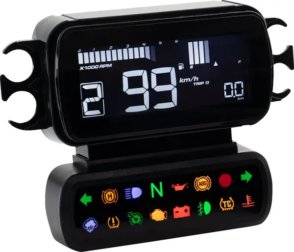 KOSO NORTH AMERICA D2 LCD Spidometras Harley Davidson FLH / FLHR / FLHRXS / FLHT 1690-1923cc 14-23