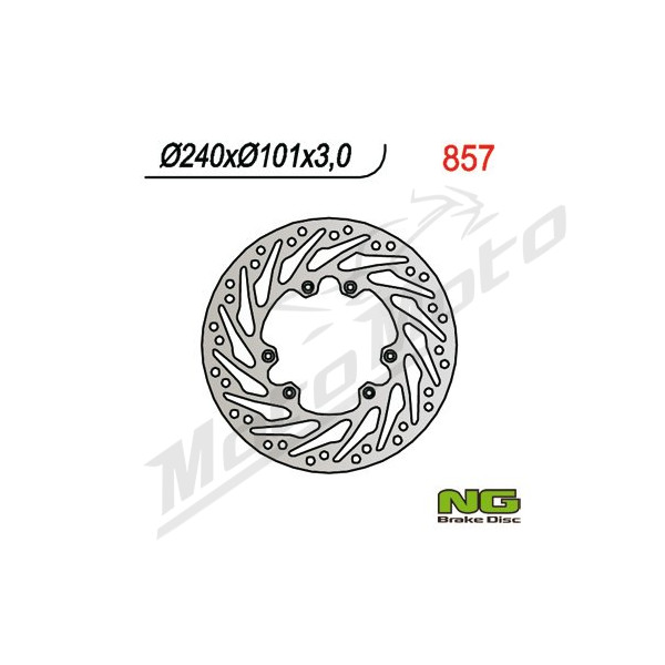 NG Front Fixed Brake Disc240X101X3mm Honda CR / CRF 125-450cc 02-14