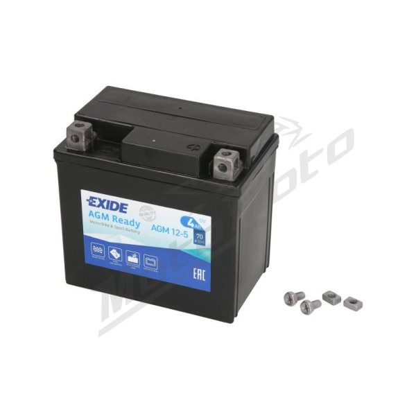 EXIDE YTX5L-BS Ready Battery 12V 4Ah