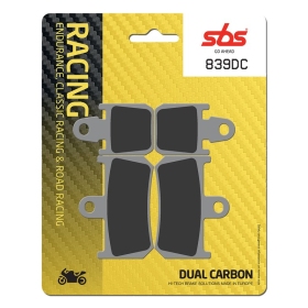 Sbs stabdžių trinkelės 839DC Dual Carbon Yamaha