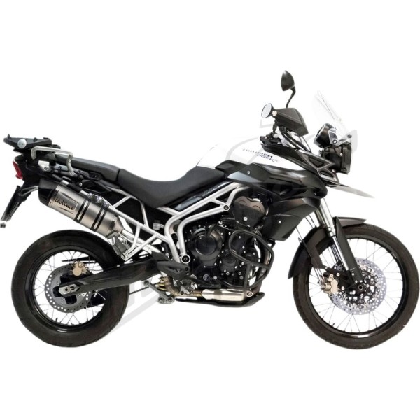 LEOVINCE LV One Evo Stainless Steel Slip-On Muffler TRIUMPH TIGER 800 11-16
