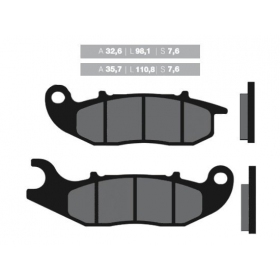 Brake pads NOVASCOOT FT3162 / MCB677 STANDARD