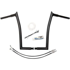 FAT BAGGERS INC. PointedTop Handlebar Kit Black 89x40.5cm Harley Davidson FLTRU / FLTRX / FLTRXS 1690-1923 15-20