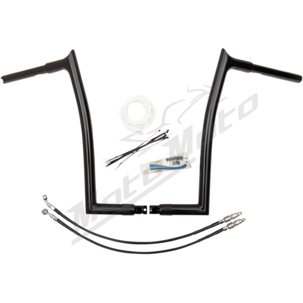 FAT BAGGERS INC. PointedTop Handlebar Kit Black 89x40.5cm Harley Davidson FLTRU / FLTRX / FLTRXS 1690-1923 15-20