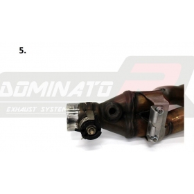 Exhaust silencer Dominator HP3 LOW LEVEL SUZUKI GSX-R 750 2008-2010