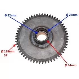 Starter bendix SHINERAY ATV250 STXE 57teeth
