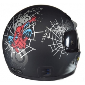 AWINA Spider-man closed black matt helmet for kids