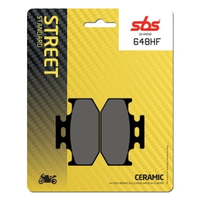 Sbs  stabdžių trinkelės 648HF keraminės SUZUKI DR