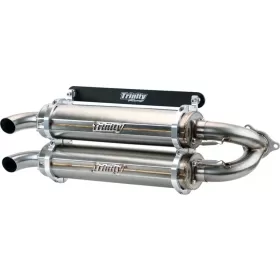 TRINITY RACING Stainless Steel Slip-On Muffler TR-4152S-SS