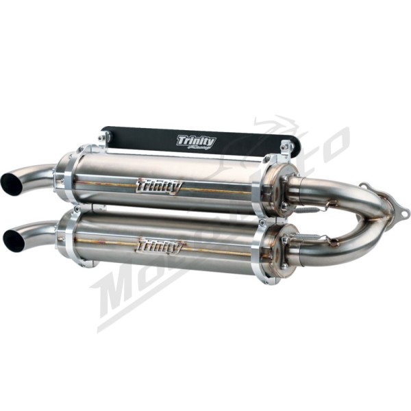 TRINITY RACING Stainless Steel Slip-On Muffler TR-4152S-SS