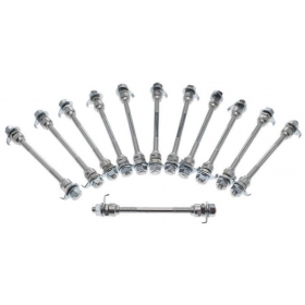 Bicycle front axle 8x130mm 12pcs.