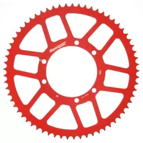 Supersprox Rear Sprocket, Red, 65 teeth