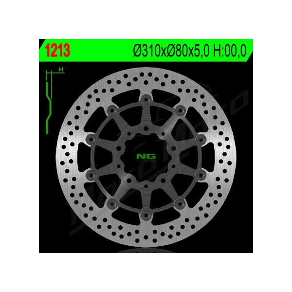 NG BRAKES Front Floating Brake Disc 310mm Kawasaki GTR / Versys / Z 636-1400cc 06-21