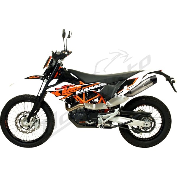LEOVINCE LV One Evo Stainless Steel Slip-On Muffler KTM SMC 690 08-16/ENDURO 690 08-16