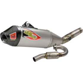 PRO CIRCUIT Ti-6 Pro Exhaust System Titanium/Carbon Fiber Kawasaki KX 250 21-24