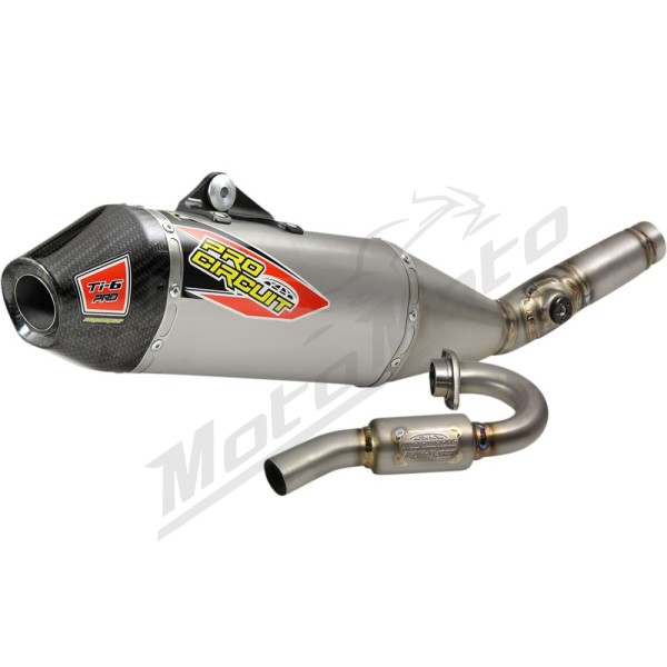 PRO CIRCUIT Ti-6 Pro Exhaust System Titanium/Carbon Fiber Kawasaki KX 250 21-24