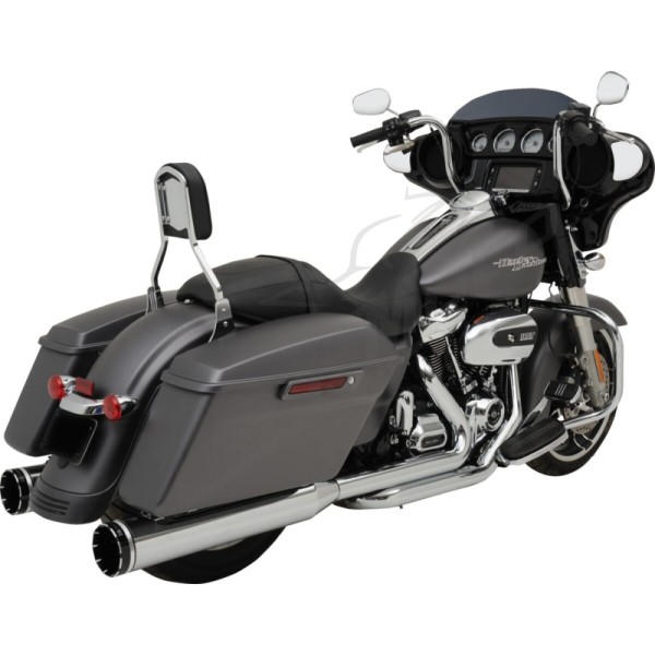KHROME WERKS 2-into-2 Dominator Exhaust System Harley Davidson FLH / FLGFB / FLHR / FLHRXS / FLHT / FLHX / FLTRK / FLTRXSE 1750-1977 17-24