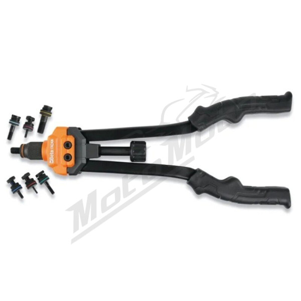 BETA Heavy-Duty Riveting Pliers with 80 Steel Threaded Inserts