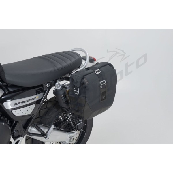 SW-MOTECH Legend Gear LC2 Side Bag System Black Edition (Left) Triumph Scrambler 1200 19-26