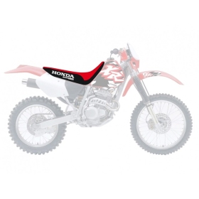 BLACKBIRD Traditional Seat Cover Honda XR 250-400cc 1996-2004 Red / Black