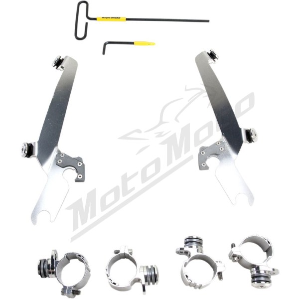 MEMPHIS SHADES HD Sportshield Trigger-Lock Complete Mount Kit Harley Davidson XL 883-1200 11-19