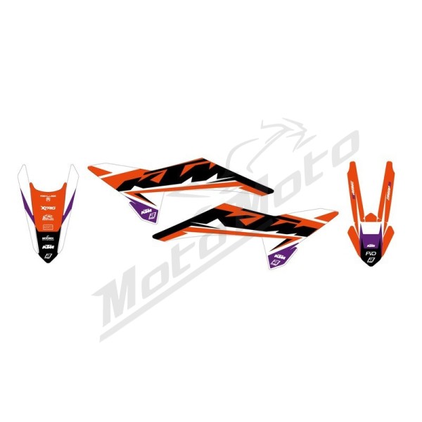 BLACKBIRD Dream 5 Grafikų komplektas KTM SX 125-450cc 25