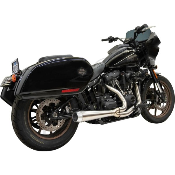 BASSANI XHAUST 2-into-1 Road Rage Exhaust System Harley Davidson 1750-1923cc 2018-2024