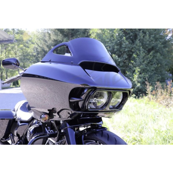 CULT WERK windshield Racing Raw Harley Davidson 1690-1923cc 2016-2023