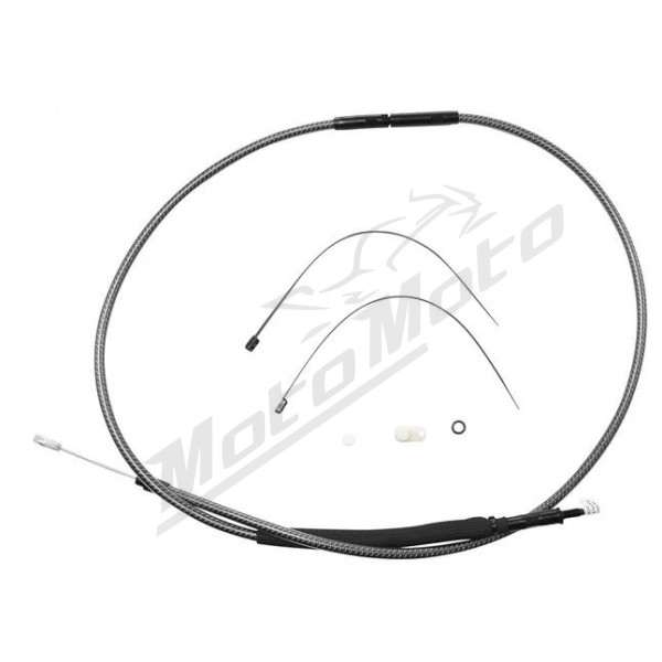 MAGNUM SHIELDING Polished Karbon Fiber Clutch Cable Harley Davidson FLD / FLS / FLSTFB / FXDC / FXDL / FXST / FXSTC 1450/1923 06-24 169.5cm