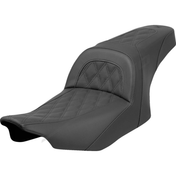 SADDLEMEN Slim Lattice Stitched Seat Harley Davidson FLHX / FLHXSE / FLTRX / FLTRXSE 1923-1977 23-25