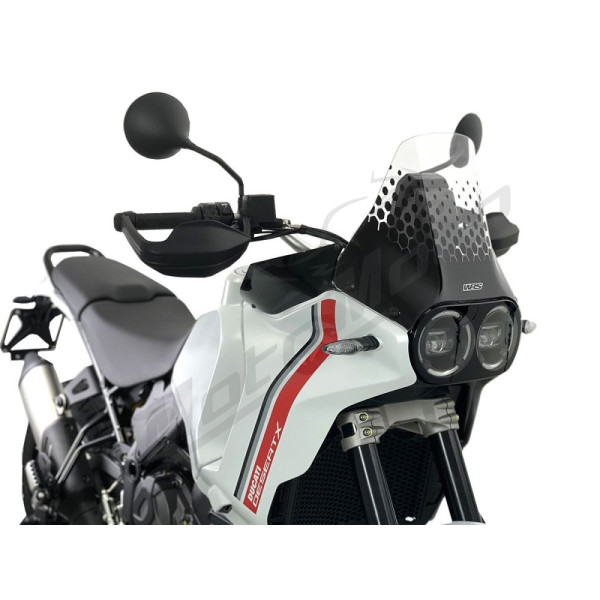 WRS DU025T ENDURO Windscreen Clear Ducati Desert X 950 ABS 22-24