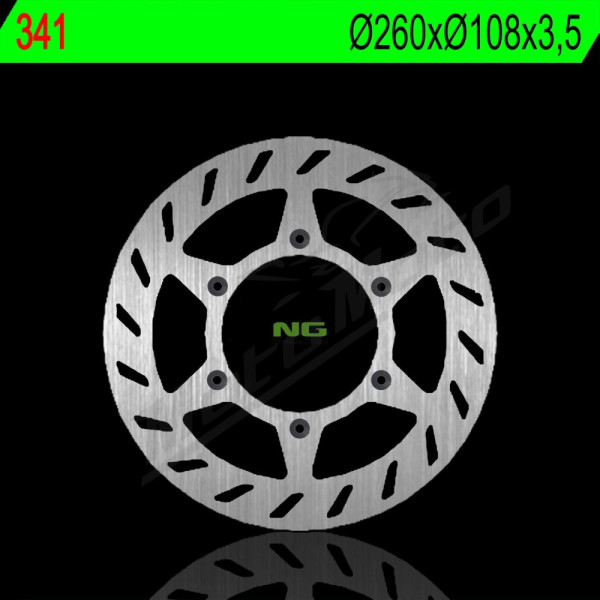 NG Front Floating Brake Disc 260X108X3,5mm Rieju RR 50cc 99-01