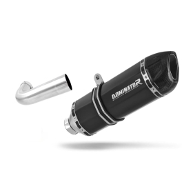 Moto Guzzi BREVA 1200 Exhaust Silencer Muffler HP1 BLACK + dB killer