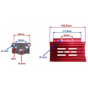 Universal engine oil cooler