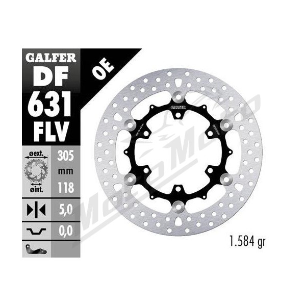 GALFER Front brake disc BMW K / R 850-1100 78-01