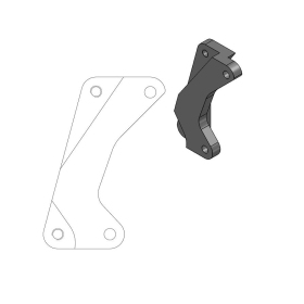MOTO-MASTER SM Street Front Brake Caliper Adaptor 320mm Yamaha WR / YZ 125-450 05-16