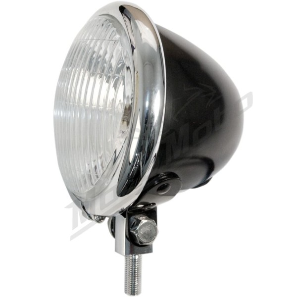 EMGO  Uniersalus chromuotas priekinis žibintas Ø114mm