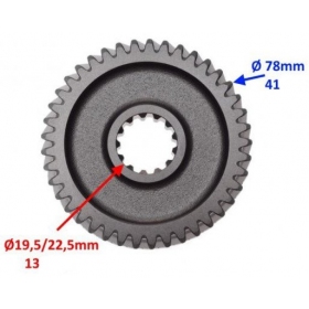 Gearbox gear PEGASUS/ TGB 25-125cc 1997-2013 13+41Teeth