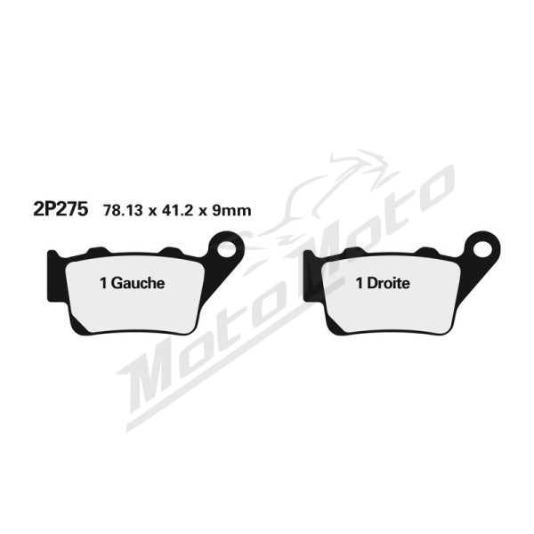 NISSIN Street /Off-Road Sintered Metal Brake pads - 2P-275ST-MX Aprilia / Gas Gas / Husaberg / Husqvarna / KTM 125-750cc 80-25