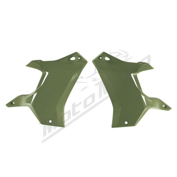 Racetech (rtech) radiator caps (left/right) t7 revolution yamaha tenere 700 '19-'24 color black