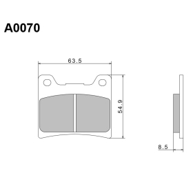 Nissin Brake Pads Yamaha Dragstar / FJ / FZ / FZR / FZX / RZ / RZV 125-1200cc 83-17