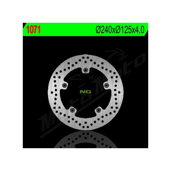 NG Front Fixed Brake Disc 240X125X4mm Aprilia / Gilera 50-500cc 99-12