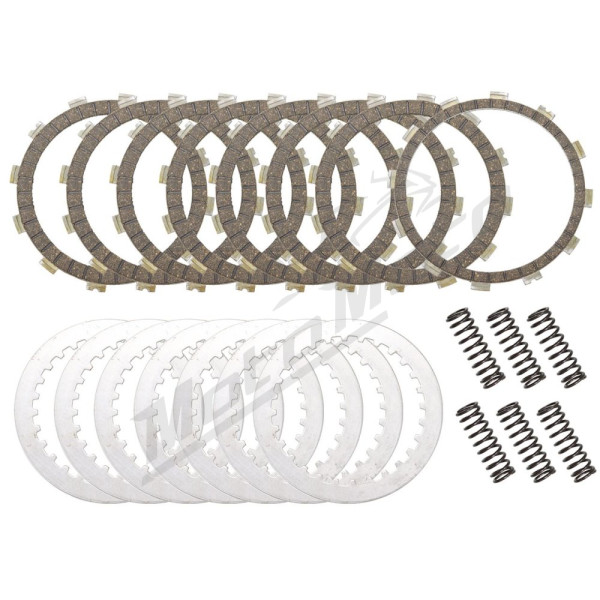 PSYCHIC CLUTCH DISCS, SPACERS AND SPRINGS (SET) Honda CRF 450 R / RWE / RX 21-24