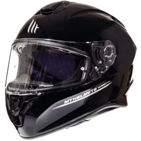 MT FF106 Targo Solid A1 Black Gloss Helmet