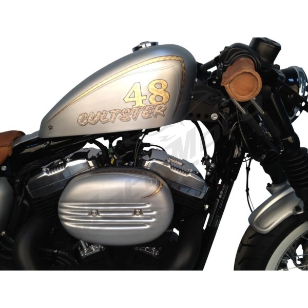 CULT WERK Air Filter Cover FIN Harley Davidson XL 883-1200cc 2004-2015