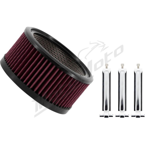 TRASK Big Power Filter Kit Harley Davidson FLD / FLHR / FLHT / FLHTK / FLHXS 883-1923cc 91-22