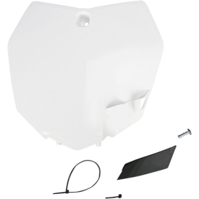 UFO Front Number Plate KTM SX / SX-F 125-450cc 13-16 White