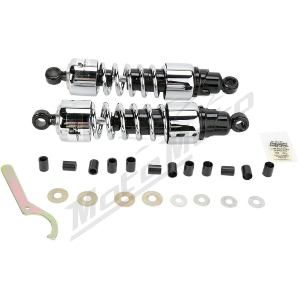 PROGRESSIVE SUSPENSION 412 serijos Cruiser galiniai amortizatoriai 330,00mm Honda / Kawasaki / Triumph 1200-2300 86-18